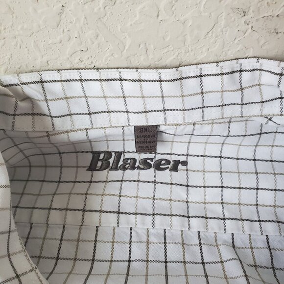 Blaser Outfitters Mens 3X oxford shirt modern fit - Picture 7 of 9